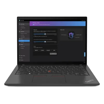 Lenovo ThinkPad laptop 14" FHD i7-1355U 16GB 512GB IrisXe W11Pro fekete Lenovo ThinkPad T14s G4 : 21F60046HV fotó