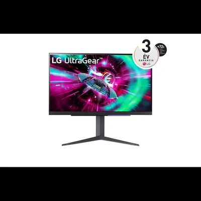 Monitor 27" 3840x2160 IPS HDMI DP USB LG 27GR93U : 27GR93U-B.AEU fotó