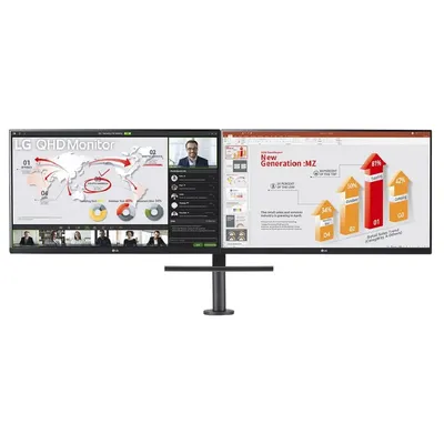 Monitor 27" 2560x1440 IPS HDMI DP USB-C LG 27QP88DP-BS : 27QP88DP-BS.AEU fotó