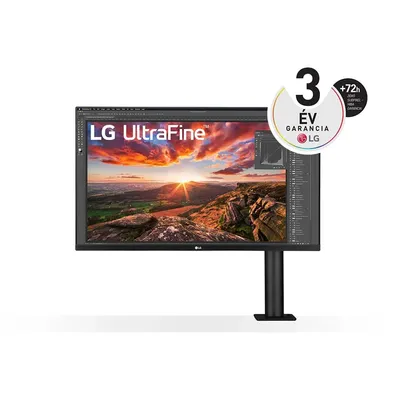 Monitor 31,5” 3840x2160 IPS HDMI DP USB-C USB LG 32UN880P-B : 32UN880P-B fotó