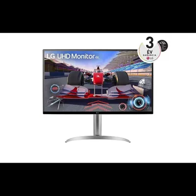 Monitor 31,5" 3840x2160 VA HDMI DP USB USB-C LG 32UQ750P : 32UQ750P-W.AEU fotó