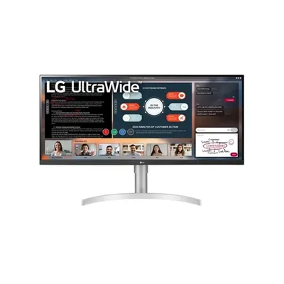 Monitor 34" 3440x1440 IPS HDMI DP TB USB LG 34WN650-W : 34WN650-W.AEU fotó