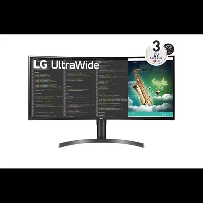 Monitor 35" 3440x1440 VA HDMI DP USB USB-C LG 35WN75CP : 35WN75CP-B.AEU fotó