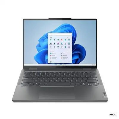 Lenovo Yoga laptop 14" WUXGA R5-7535U 16GB 512GB Radeon W11 szürke Lenovo Yoga 7 : 82YM008THV fotó