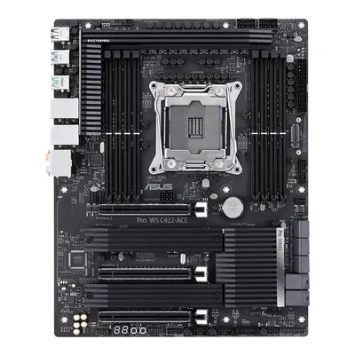 Alaplap C422 LGA2066 8xDDR4 Asus PRO WS C422-ACE ATX : 90MB11Y0-M0EAY0 fotó