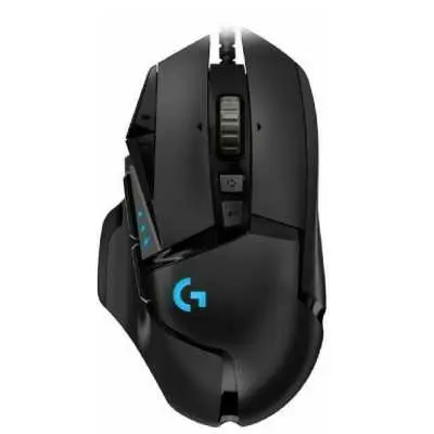 Akció Gamer egér USB Logitech G502 HERO Lightsync fekete : 910-005471 fotó