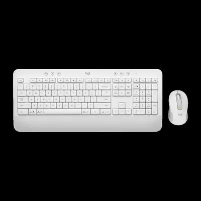 Vezetéknélküli billentyűzet + egér Logitech MK650 piszkosfehér HU : 920-011036 fotó