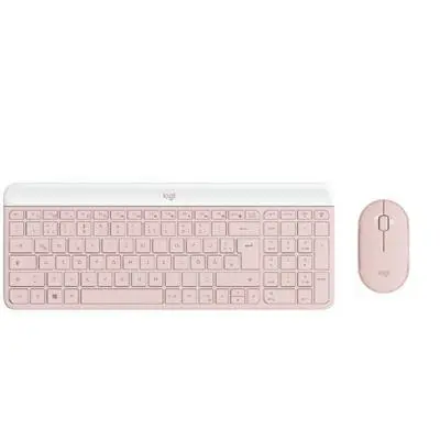 Vezetéknélküli billentyűzet + egér Logitech MK470 rózsaszín HU : 920-011322 fotó