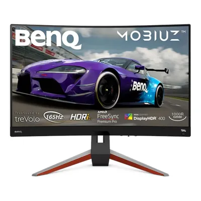 Monitor 27" 2560x1440 VA HDMI DP BenQ EX2710R : 9H.LK9LB.QBE fotó