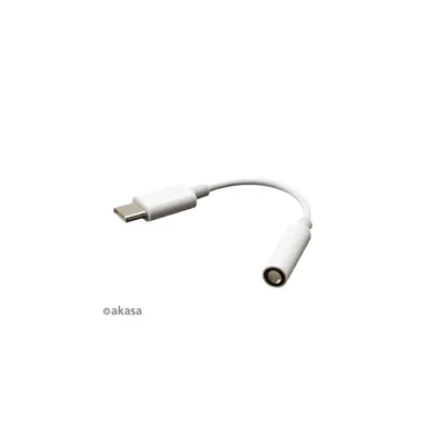 USB Type-C átalakító 3,5mm audio adapter Akasa : AK-CBCA27-10WH fotó