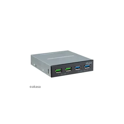 3,5" előlapi panel 2 x USB3.1 + 1 x USB3.0 + USB Type-C Akasa : AK-ICR-34 fotó