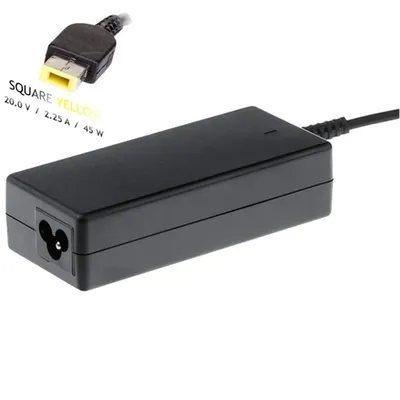 LENOVO Laptop tápegység 20V/2.25A 45W Square yellow adapter : AK-ND-51 fotó