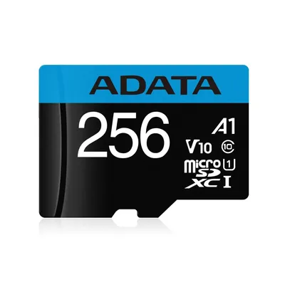 Memória-kártya 64GB microSDXC Class10 Adata Premier + adapter : AUSDX64GUICL10A1-RA1 fotó