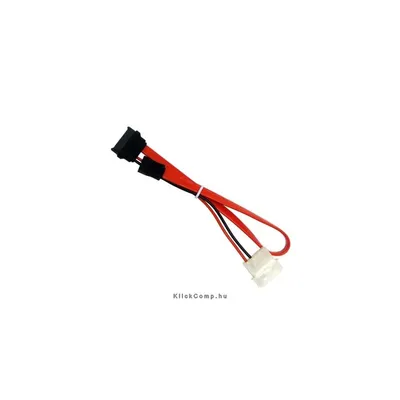 SATA kábel Slimline female + 2pin power > SATA Delock : DELOCK-84390 fotó