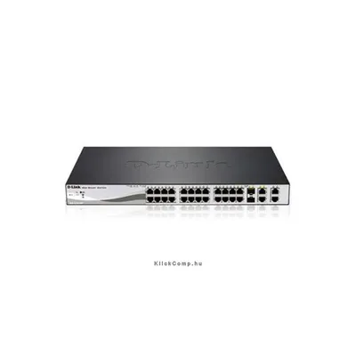 24 port Switch 10/100/1000 Base-T port with 4 x 1000Base-T /SFP ports : DGS-1210-28 fotó