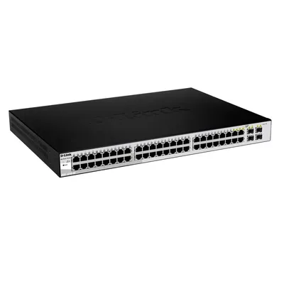 48 port Switch 10/100/1000 Gigabit Smart Switch including 4 Combo 1000BaseT/SFP : DGS-1210-48 fotó