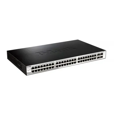 48 port Switch 10/100/1000 Base-T port with 4 x 1000Base-T /SFP ports : DGS-1210-52 fotó