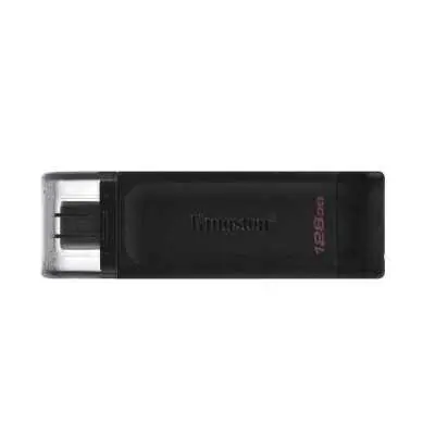 128GB Pendrive USB-C 3.2 fekete KINGSTON : DT70-128GB fotó