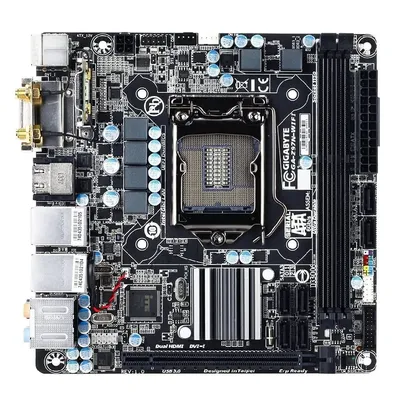 Alaplap Z97 LGA1150 2xDDR3 Gigabyte Z97 mITX : GA-Z97N-WIFI fotó