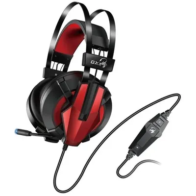 Fejhallgató USB Genius HS-G710V 7.1 Gamer Headset Black/Red : GENHSG710V71BR fotó