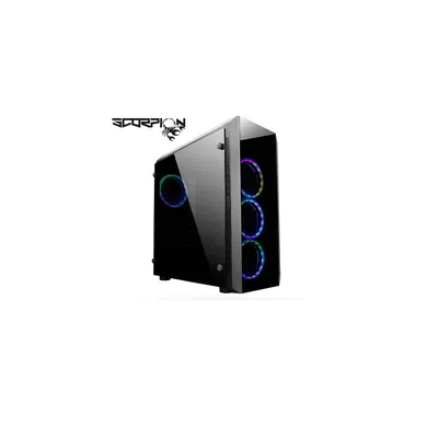 Számítógépház ATX ház Chieftec Scorpion RGB MidTower : GL-02B-OP fotó