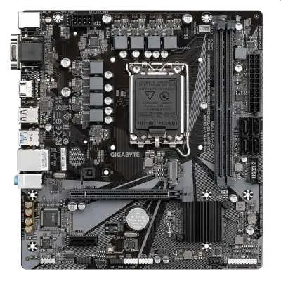 Alaplap H610 LGA1700 2xDDR5 Gigabyte H610M H V2 mATX : H610M-H-V2 fotó