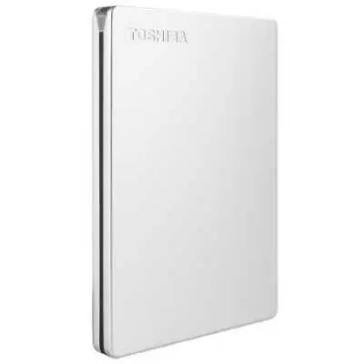 2TB Külső HDD 2.5" USB 3.0 Toshiba Canvio Slim Ezüst szálcsiszolt alumínium : HDTD320ES3EAU fotó