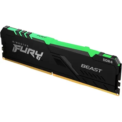 16GB DDR4 memória 2666MHz 1x16GB Kingston FURY Beast RGB : KF426C16BB1A_16 fotó