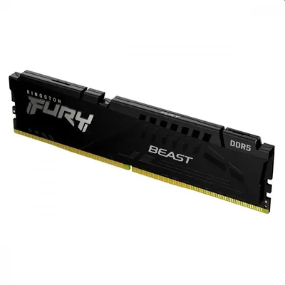 16GB DDR5 memória 5200MHz 1x16GB Kingston FURY Beast Black : KF552C36BBE-16 fotó