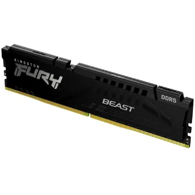 16GB DDR5 memória 6000MHz 1x16GB Kingston FURY Beast Black : KF560C36BBE-16 fotó