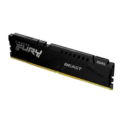 32GB DDR5 memória 6000MHz 1x32GB Kingston FURY Beast Black : KF560C36BBE-32 fotó