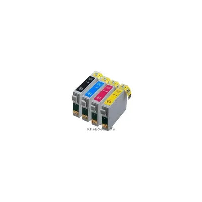 Epson T1302 cián utángyártott tintapatron Chipes 13ml : M-ET1302C fotó