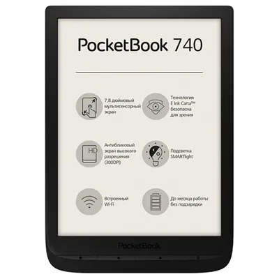 e-book olvasó 7,8" E-Ink 2x1GHz 8GB wifi mSD POCKETBOOK e-Reader PB740 INKPad3 Fekete : PB740-E-WW fotó