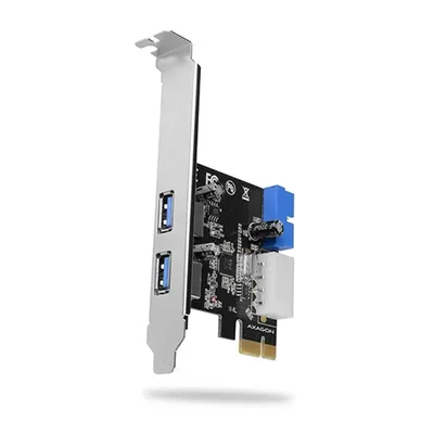 PCI Express USB 2db USB3.2 port PCI-E Kártya Axagon : PCEU-232VL fotó