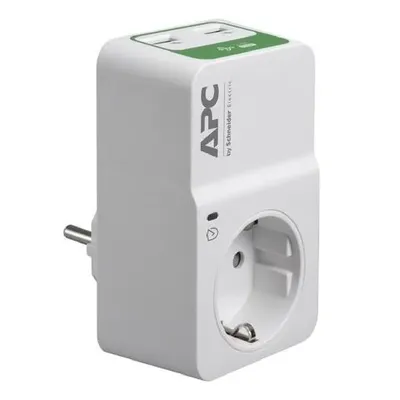 Túlfeszültség-védő 1 kimenettel APC PM1WU2-GR SURGE PROTECTOR 2 USB csatlakozóval : PM1WU2-GR fotó