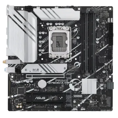 Alaplap B760 LGA1700 4xDDR5 Asus PRIME B760M-A WIFI mATX : PRIME-B760M-A-WIFI fotó