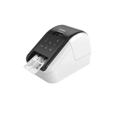 Címkenyomtató BROTHER QL-810W asztali thermál Fekete/Piros nyomtatás 148 mm/mp WiFi/USB 300dpi PTE Lite DK címke : QL810WYJ1 fotó