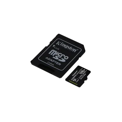 128GB Memória-kártya SD micro Kingston Canvas Select Plus adapterrel : SDCS2_128GB fotó