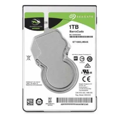 1TB 2,5" HDD SATA3 5400RPM 128MB belső Seagate Barracuda : ST1000LM048 fotó