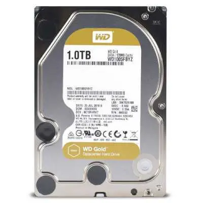 1TB 3,5" HDD SATA3 7200RPM Western Digital Gold : WD1005FBYZ fotó