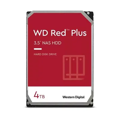 4TB 3,5" HDD SATA3 54000rpm 128MB WD Red Plus (CMR) : WD40EFZX fotó