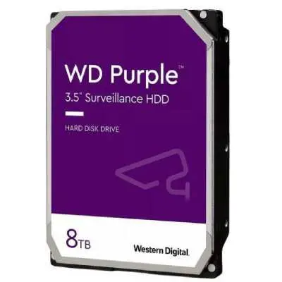 8TB HDD SATA3 Western Digital Purple : WD85PURZ fotó