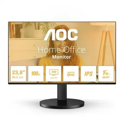 Monitor 23.8" FHD 1920x1080 IPS 1ms VGA HDMI hangszóró 100Hz AOC 24B3HA2 : 24B3HA2 fotó