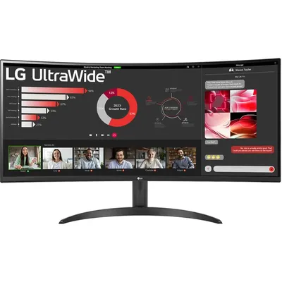 Monitor 34" 3440x1440 VA HDMI DP LG 34WR50QC-B : 34WR50QC-B fotó