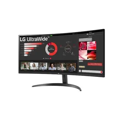 Monitor ívelt 34" 3440x1440 5ms HDMIx2 DisplayPort LG 34WR50QK : 34WR50QK-B.AEU fotó