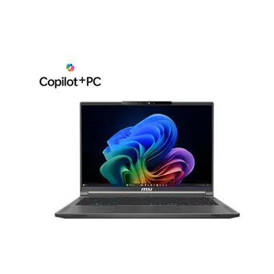 MSI Business NB Creator laptop 16" UHD+, Ryzen AI 9 HX 370, 32GB, 1TB, Win11H, Fekete : 9S7-15FK24-259 fotó