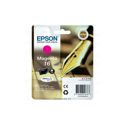 EPSON T1621 tintapatron piros 3,1 ml Patron 16 : C13T16234010 fotó