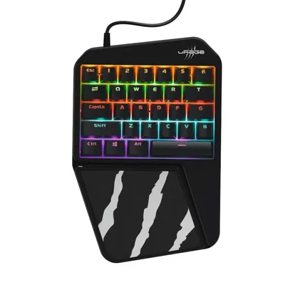 Gamer billentyűzet USB Hama uRage Exodus 410 fekete UK : HAMA-186062 fotó