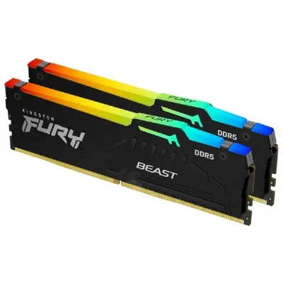 32GB DDR5 memória 6000MHz 2x16GB Kingston FURY Beast : KF560C40BBAK2-32 fotó