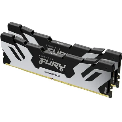 32GB DDR5 memória 6400MHz 2x16GB Kingston FURY Renegade Silver : KF564C32RSK2-32 fotó